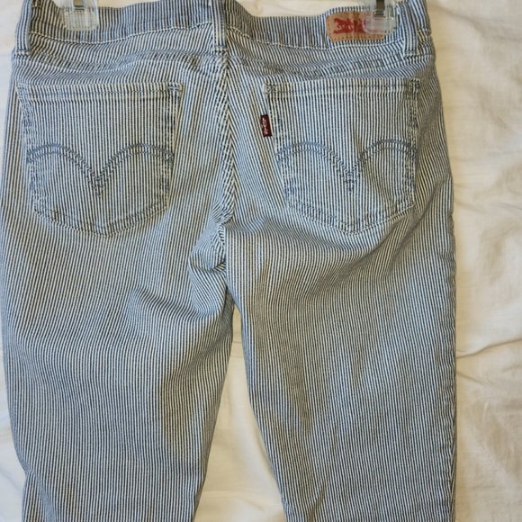Levis Railroad Stripe Low Rise Jeans - Picture 3 of 6